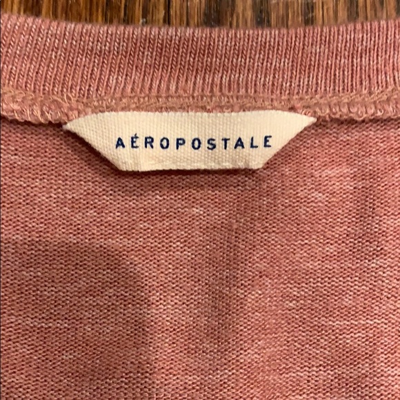 Pink Aéropostale cold shoulder top - Picture 3 of 4